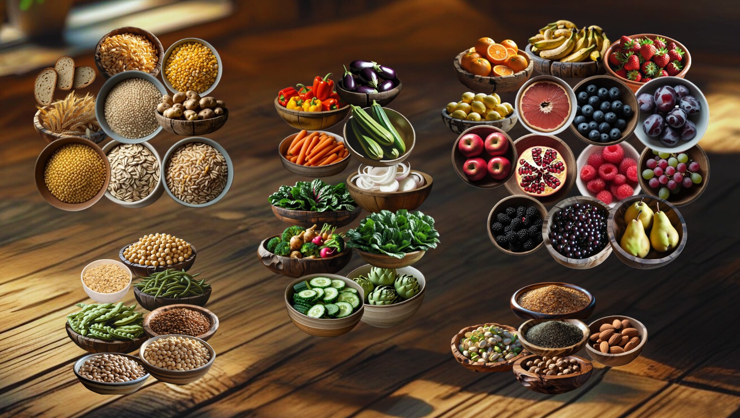 La tavola interattiva della Dieta Mediterranea: scopri le proprietà degli alimenti